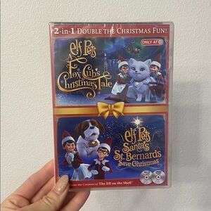 Elf Pets DVD double feature two in one NWT elf on the shelf Christmas movie